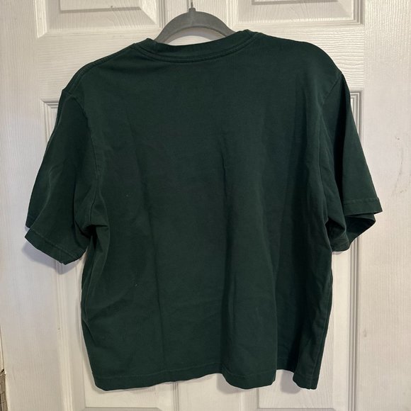 Nike Sportswear Essentials Women's Boxy T-shirt - Size Medium - Pro Green - Picture 6 of 6
